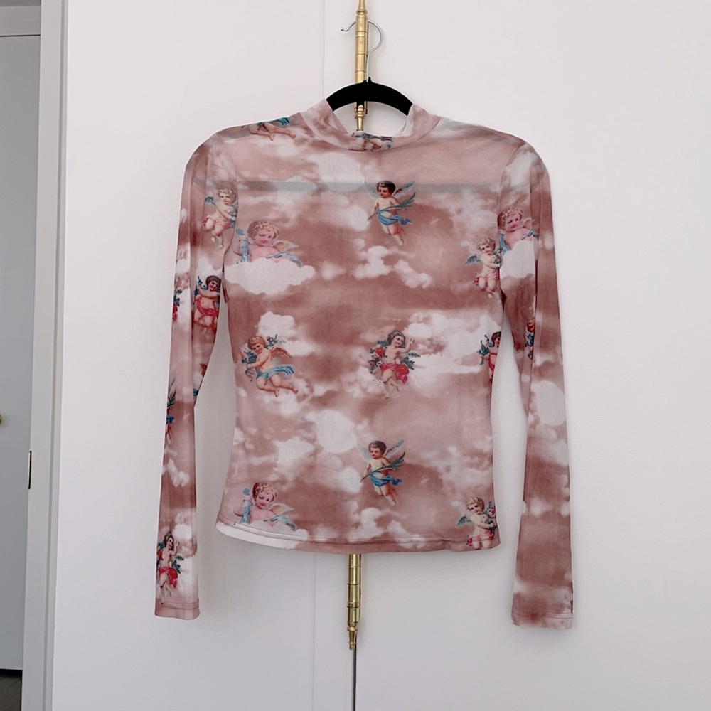 Little Angels Mesh Top